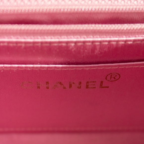 Chanel Vintage Pink Quilted Satin Mini Diana 24K Gold Bijou Chain 90s Flap Bag - Picture 14 of 16